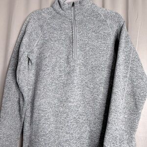 Sunice Heather Gray Zip-Up Men's Sweater